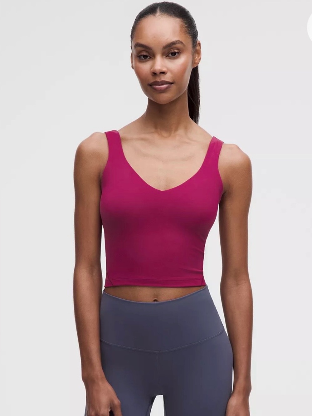 lululemon athletica Align Tank Top Light Support In Raspberry Rave Size 6